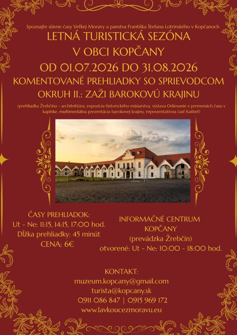 Zaži barokovú krajinu Zaži barokovú krajinu